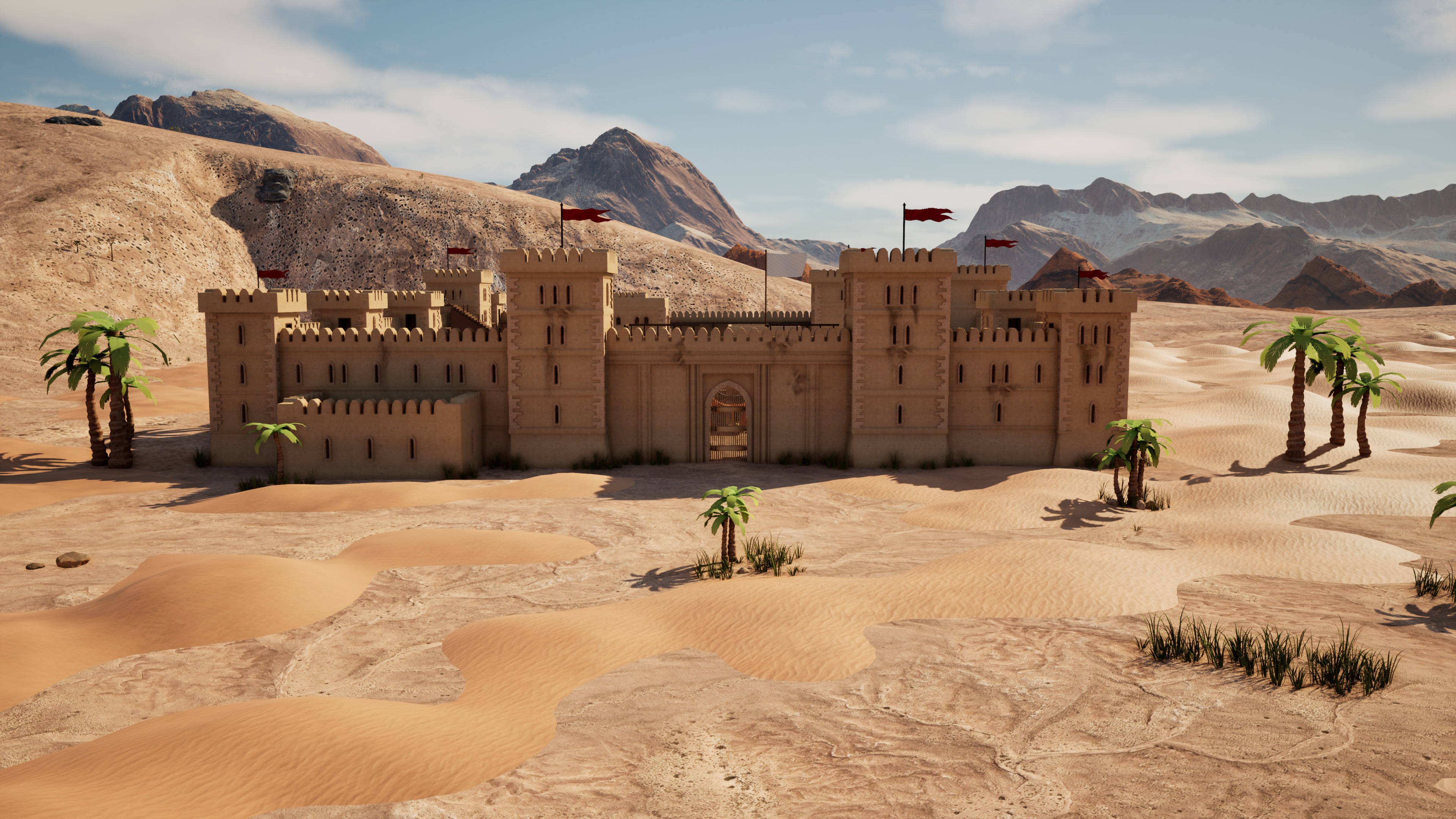 A desert castle in Nomad Conquest
